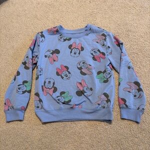 Disney Minnie Mouse Light Blue Kids Shirt